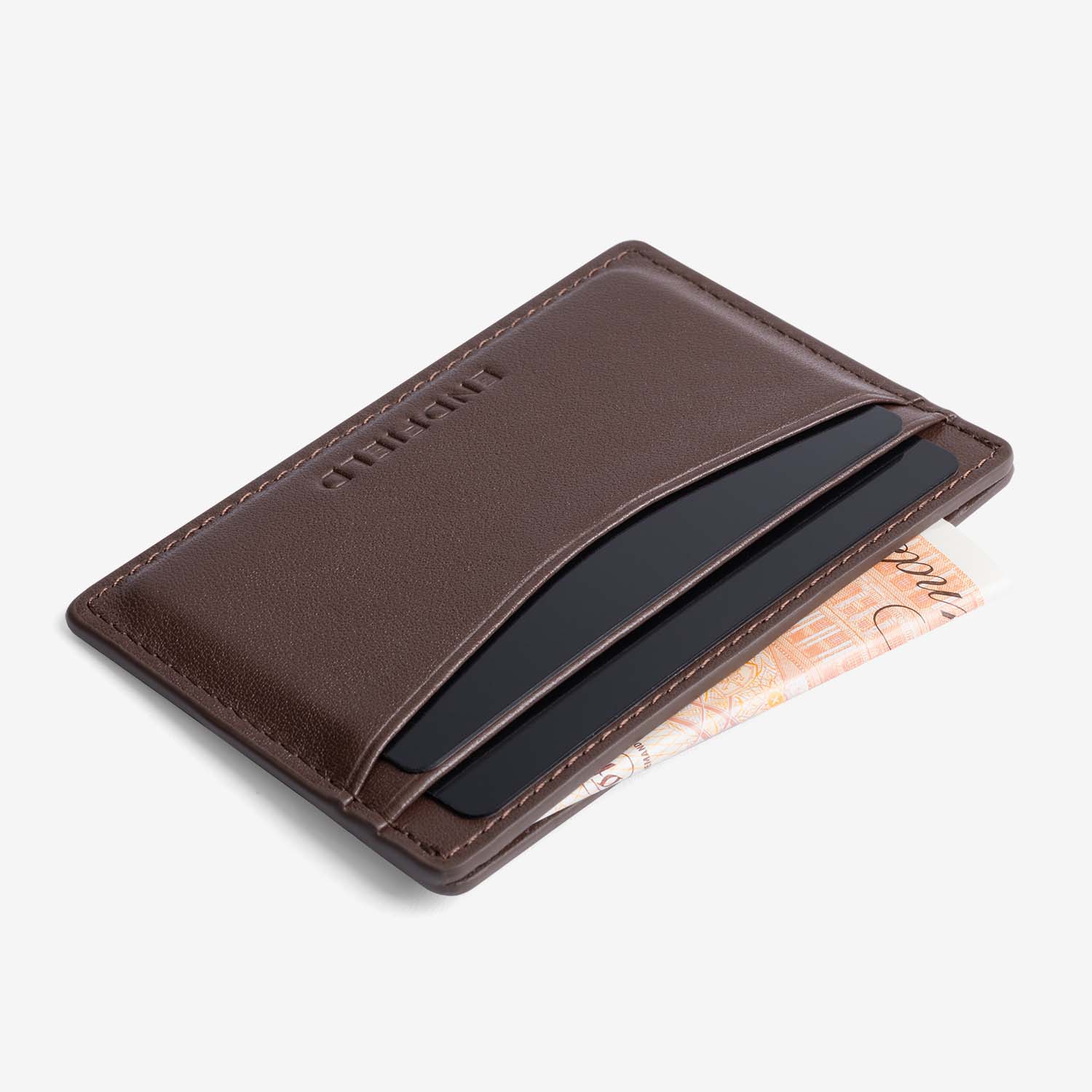 Slim Card Holder - Brown